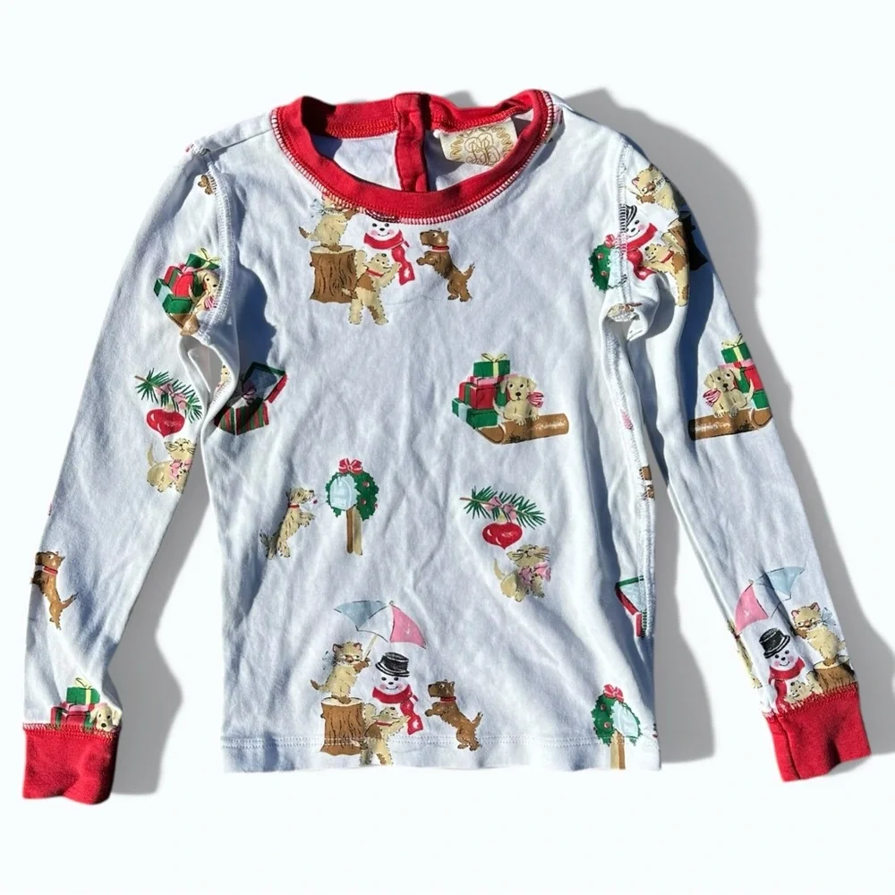 The Beaufort Bonnet Company Kids Christmas Pajama Set Size 5 Holiday